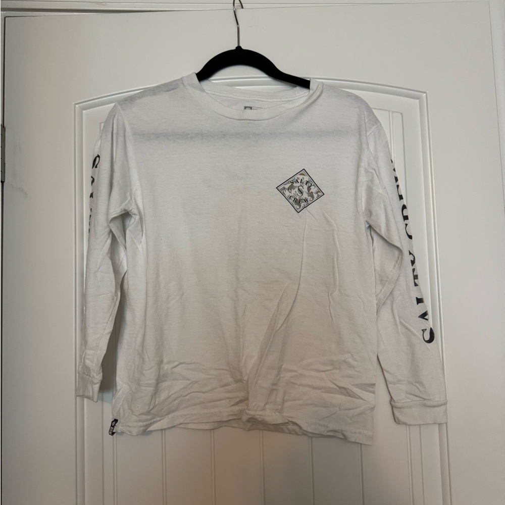 Salty Crew White Cotton Tee
